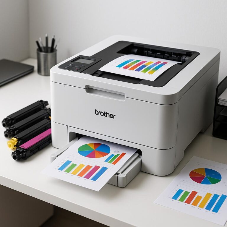 czy drukarka brother drukuje w kolorze?