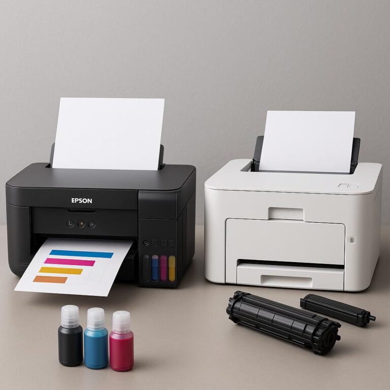 czy drukarka epson ecotank jest atramentowa czy laserowa?