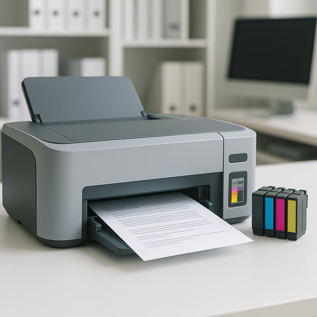 czy drukarka nadal będzie drukować przy niskim poziomie tuszu?