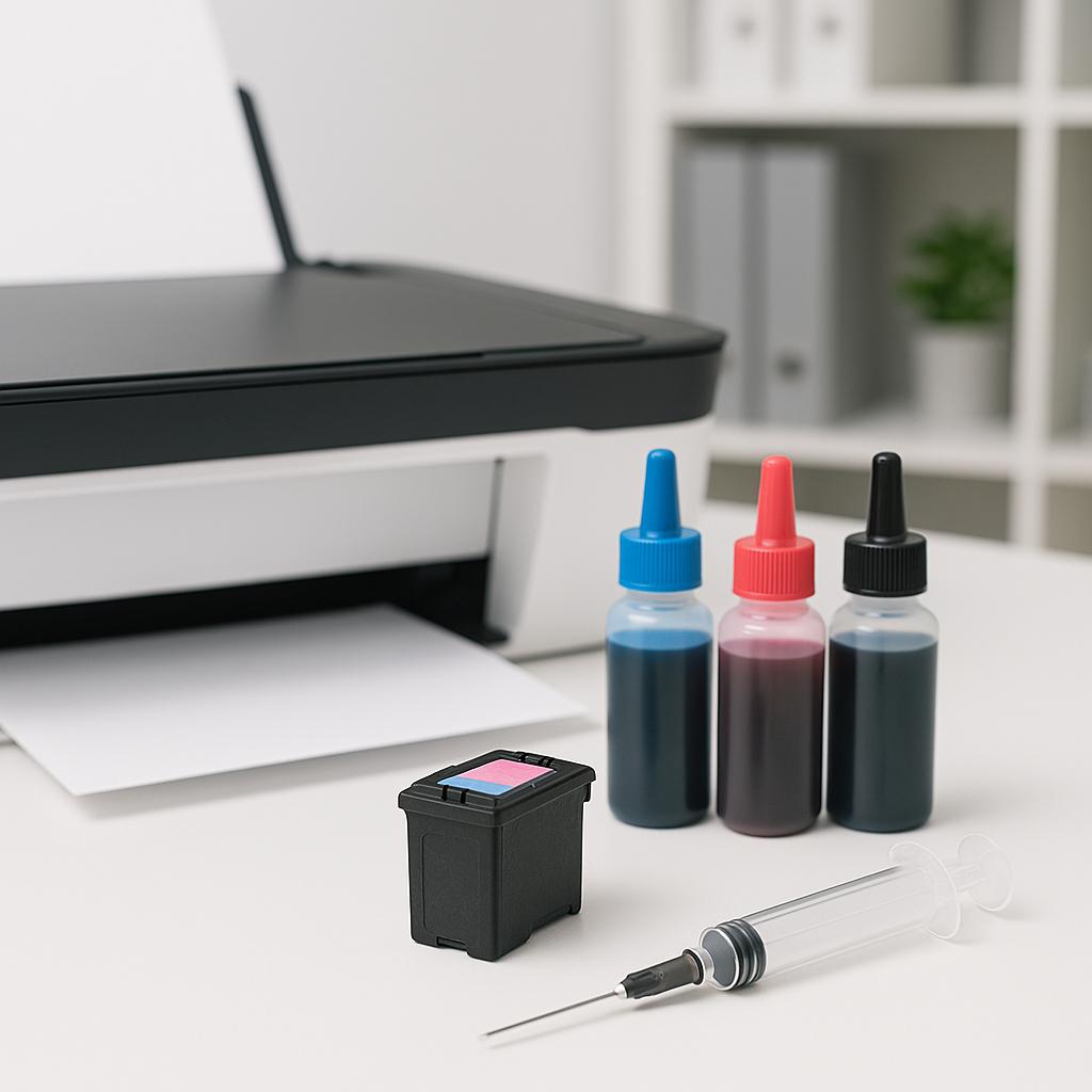 czy mogę ponownie napełnić wkłady atramentowe hp?