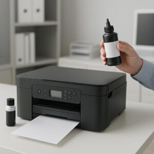 czy mogę wlać do drukarki epson po prostu czarny tusz?