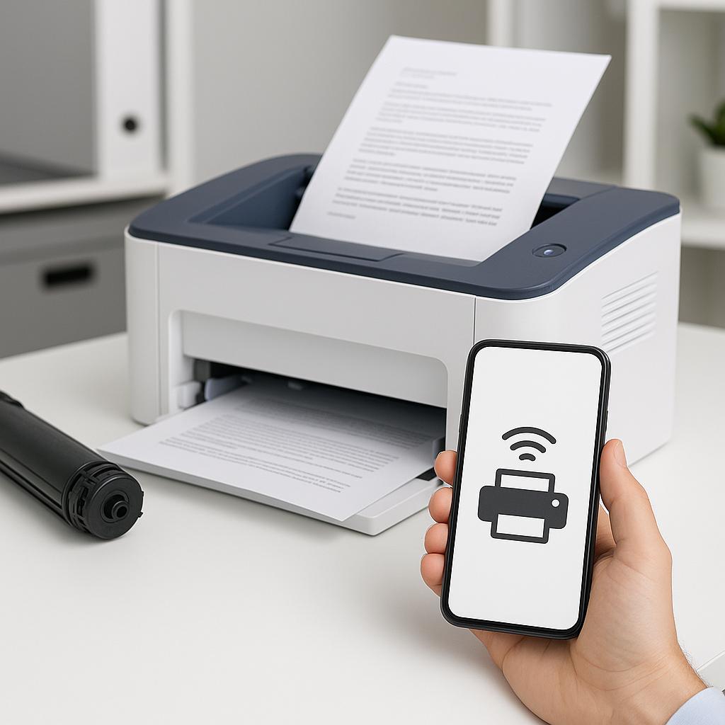 czy można drukować z telefonu na xerox phaser 3020?