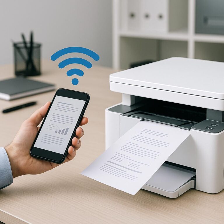 czy można drukować z telefonu przez wifi?