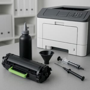 czy można napełniać kasety z tonerem laserowym lexmark?