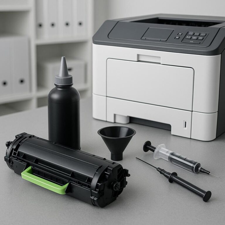 czy można napełniać kasety z tonerem laserowym lexmark?