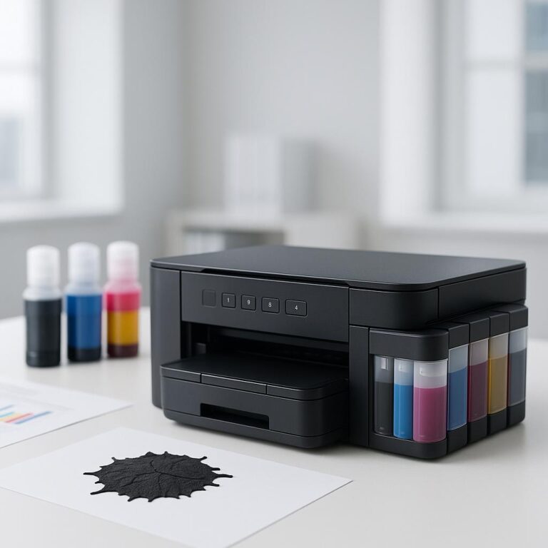 czy tusz w drukarkach ecotank wysycha?