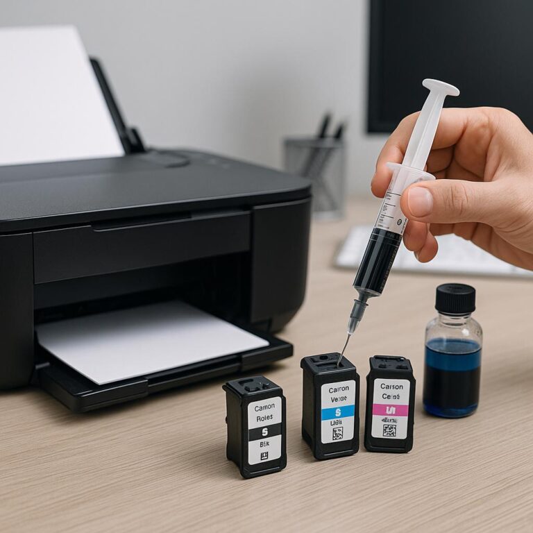 czy wkłady atramentowe canon pixma można uzupełniać?