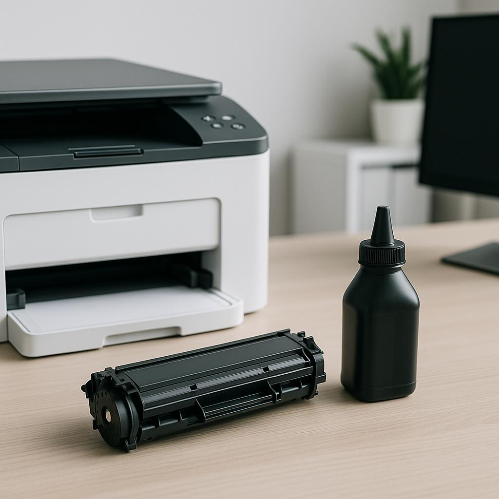 czy wkłady z tonerem lexmark można napełniać?