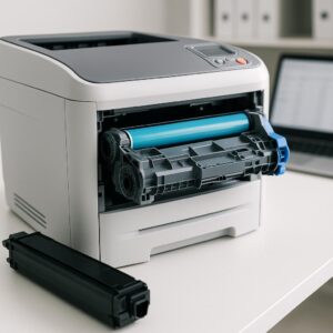 czym jest błąd żywotności bębna w drukarce oki?