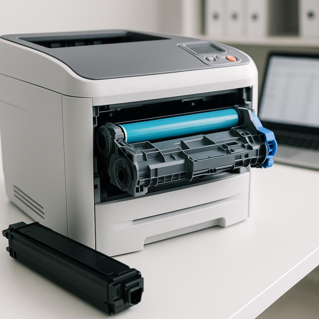 czym jest błąd żywotności bębna w drukarce oki?