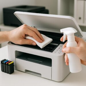 czym najlepiej czyścić głowicę drukarki?