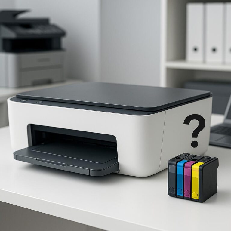 dlaczego drukarka hp nie widzi tuszu?