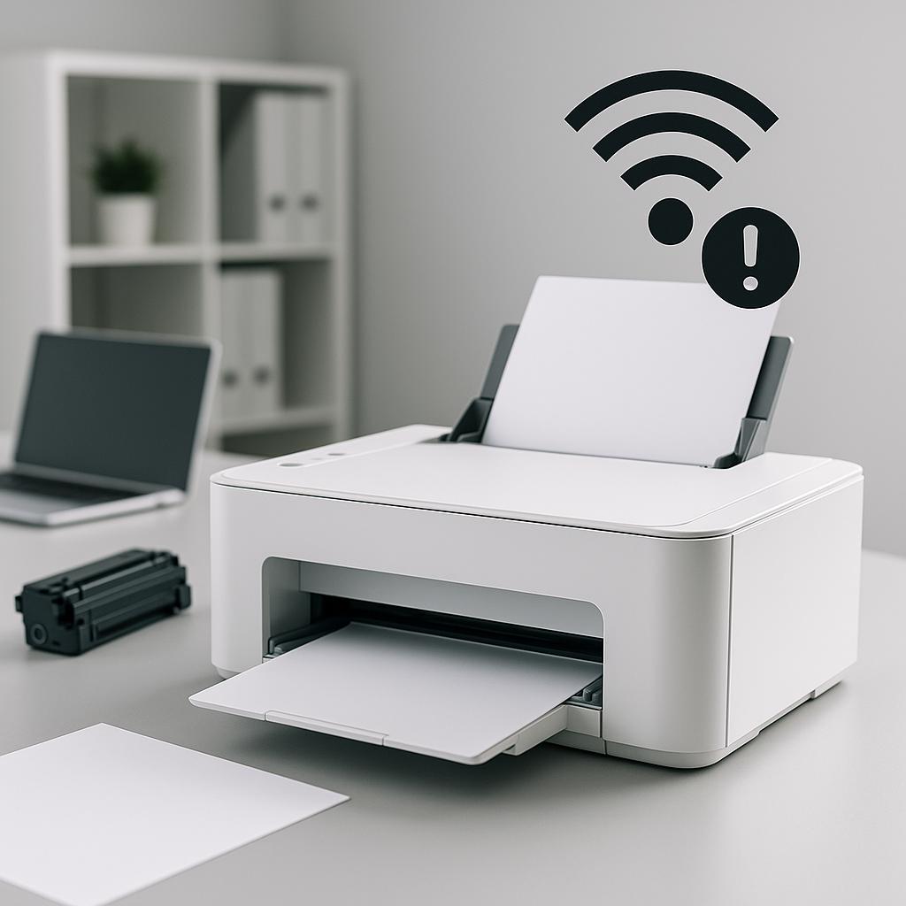 dlaczego drukarka nie chce się połączyć z wi-fi?