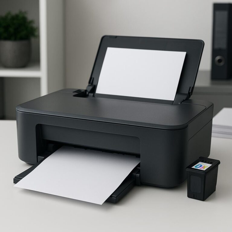 dlaczego drukarka nie drukuje po wymianie tuszu?