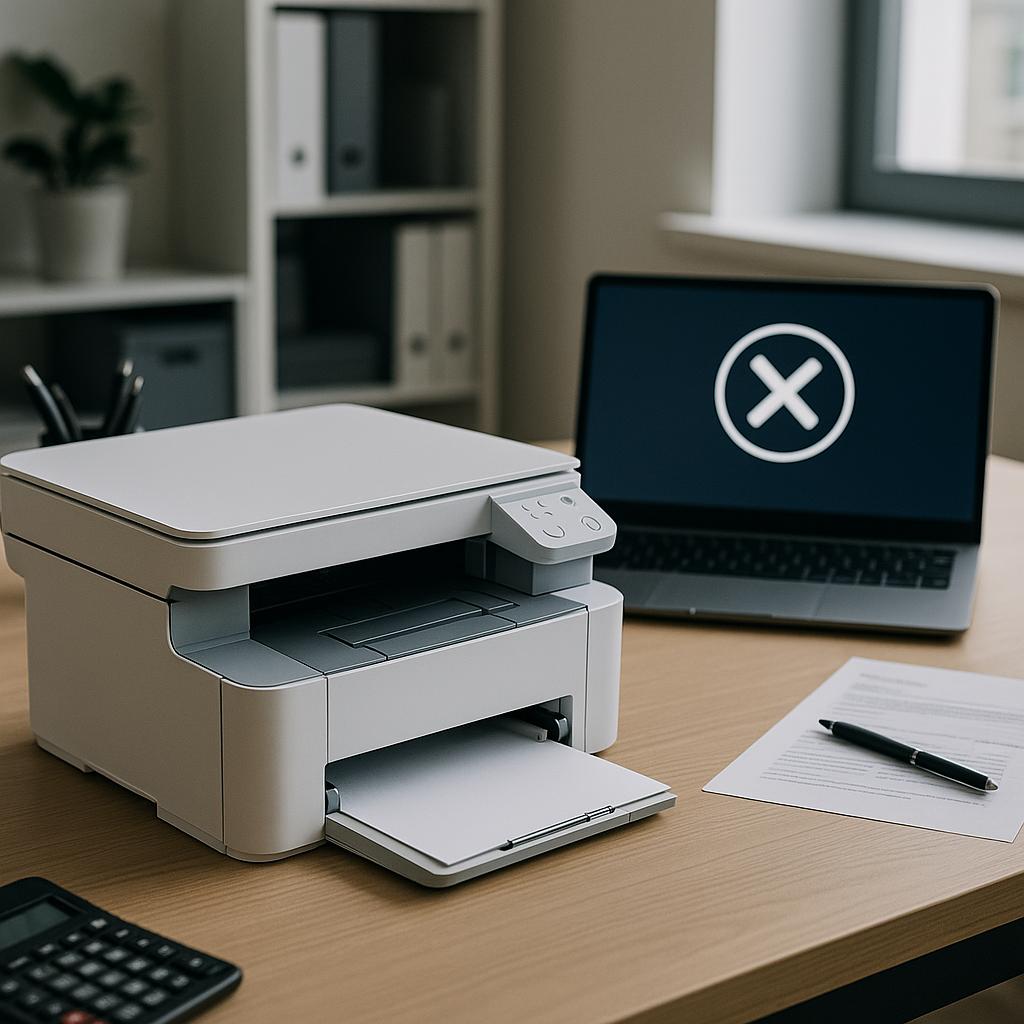 dlaczego drukarka nie reaguje na polecenie drukowania?