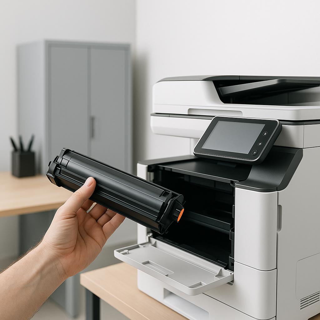 dlaczego moja drukarka ricoh nie odczytuje tonera?