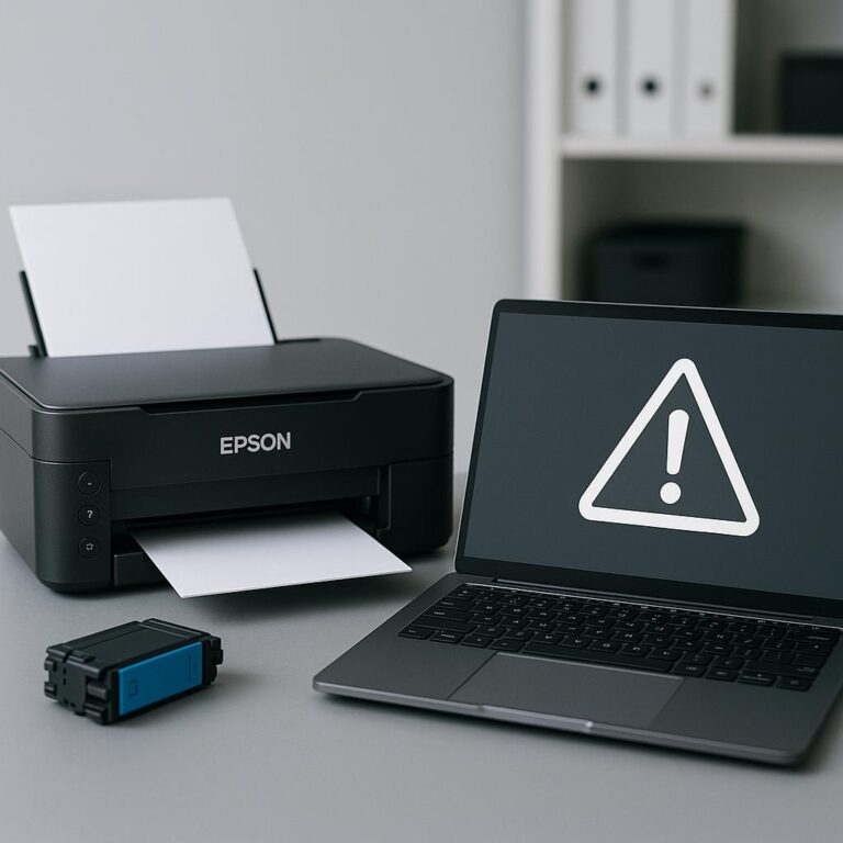 dlaczego nie widzi drukarki epson?