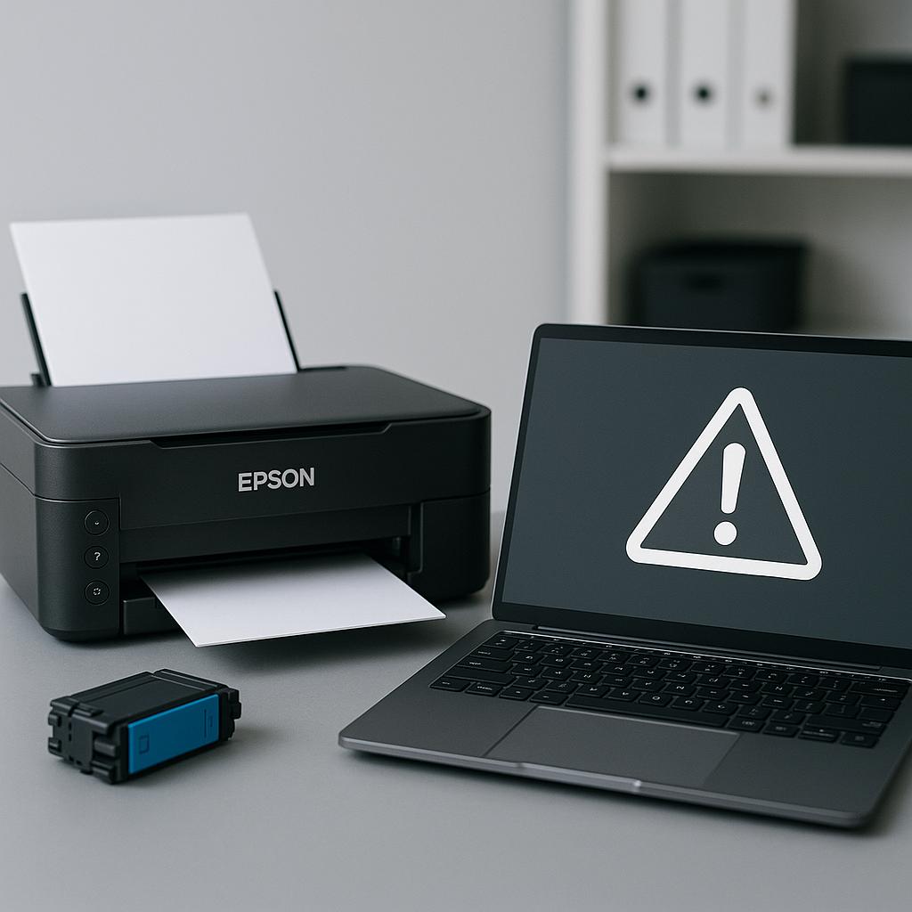 dlaczego nie widzi drukarki epson?