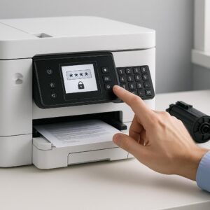 gdzie znaleźć hasło do drukarki epson?