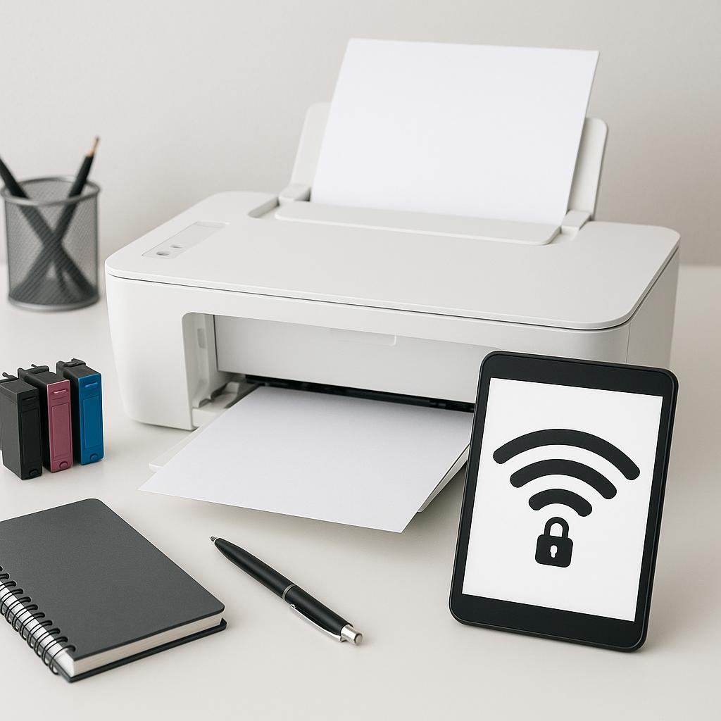 gdzie znaleźć hasło do wi-fi drukarki hp?
