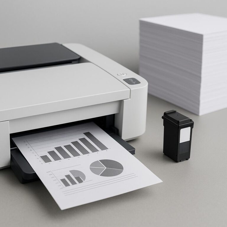 ile stron można wydrukować na jednym pojemniku z tuszem?