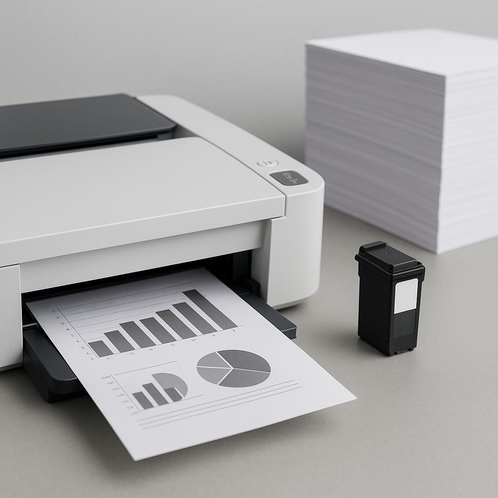 ile stron można wydrukować na jednym pojemniku z tuszem?