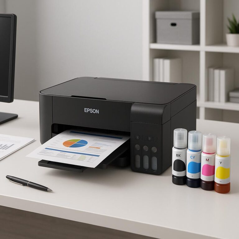 jak długo wystarcza tusz w drukarce epson l3250?