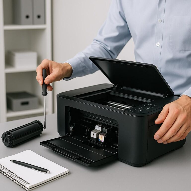 jak naprawić błąd drukarki canon p02?