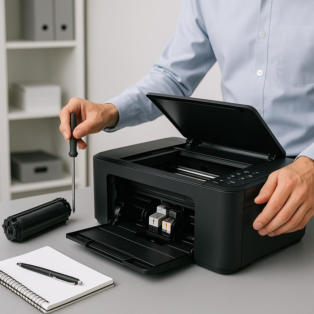 jak naprawić błąd drukarki canon p02?