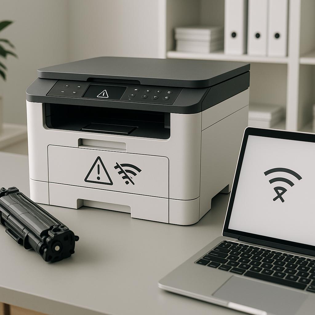 jak naprawić błąd połączenia w drukarce brother?