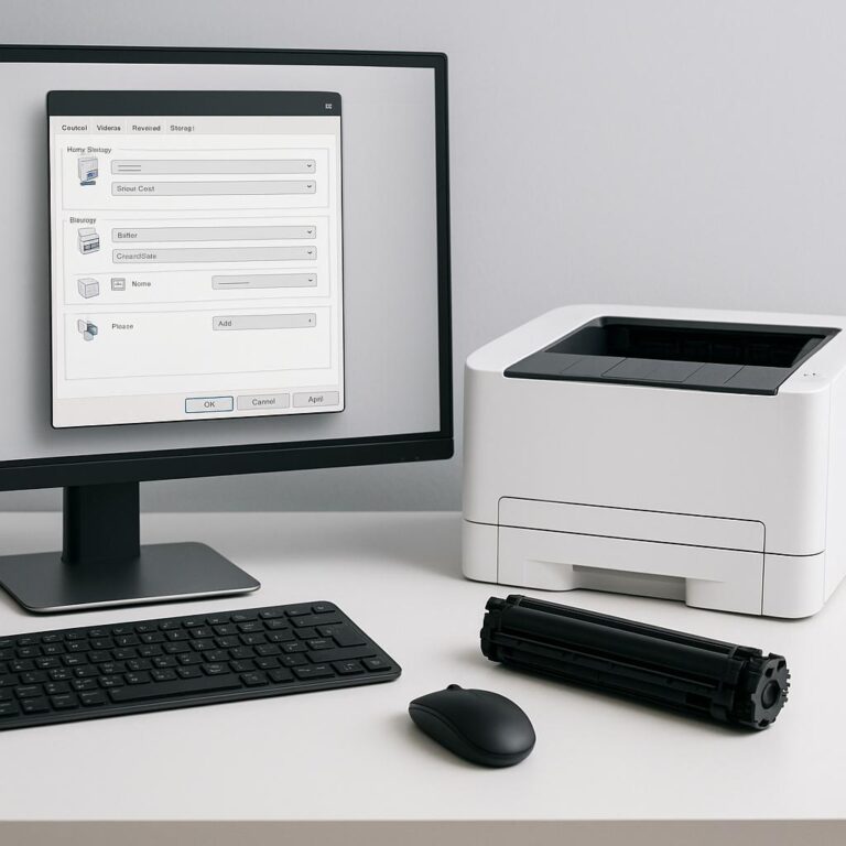 jak otworzyć okno ustawień sterownika drukarki?