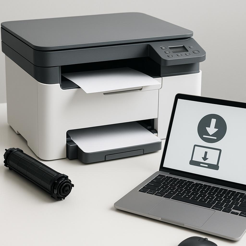 jak pobrać i zainstalować oprogramowanie drukarki?