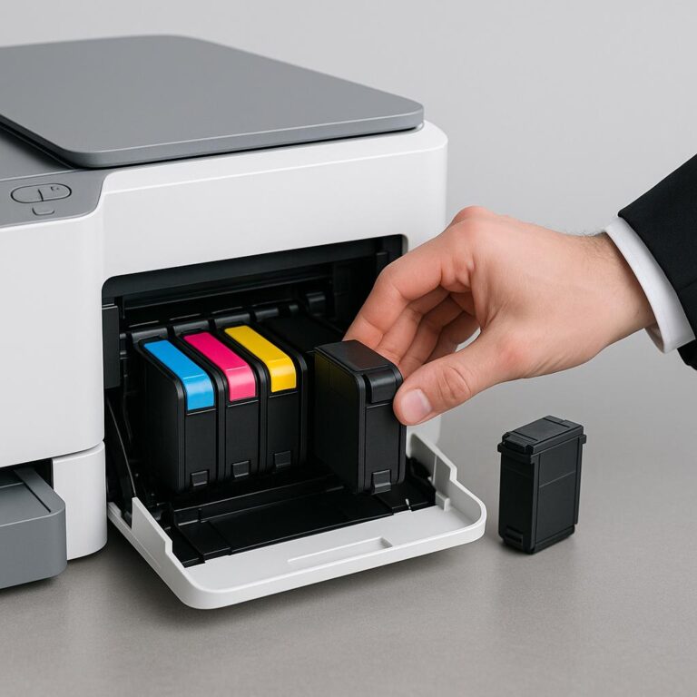 jak pobudzić tusz w drukarce?