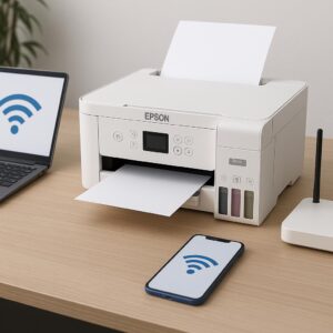 jak podłączyć drukarkę epson et-2860 do sieci wi-fi?