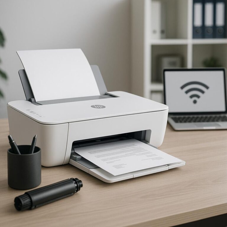 jak podłączyć drukarkę hp bezprzewodowo?
