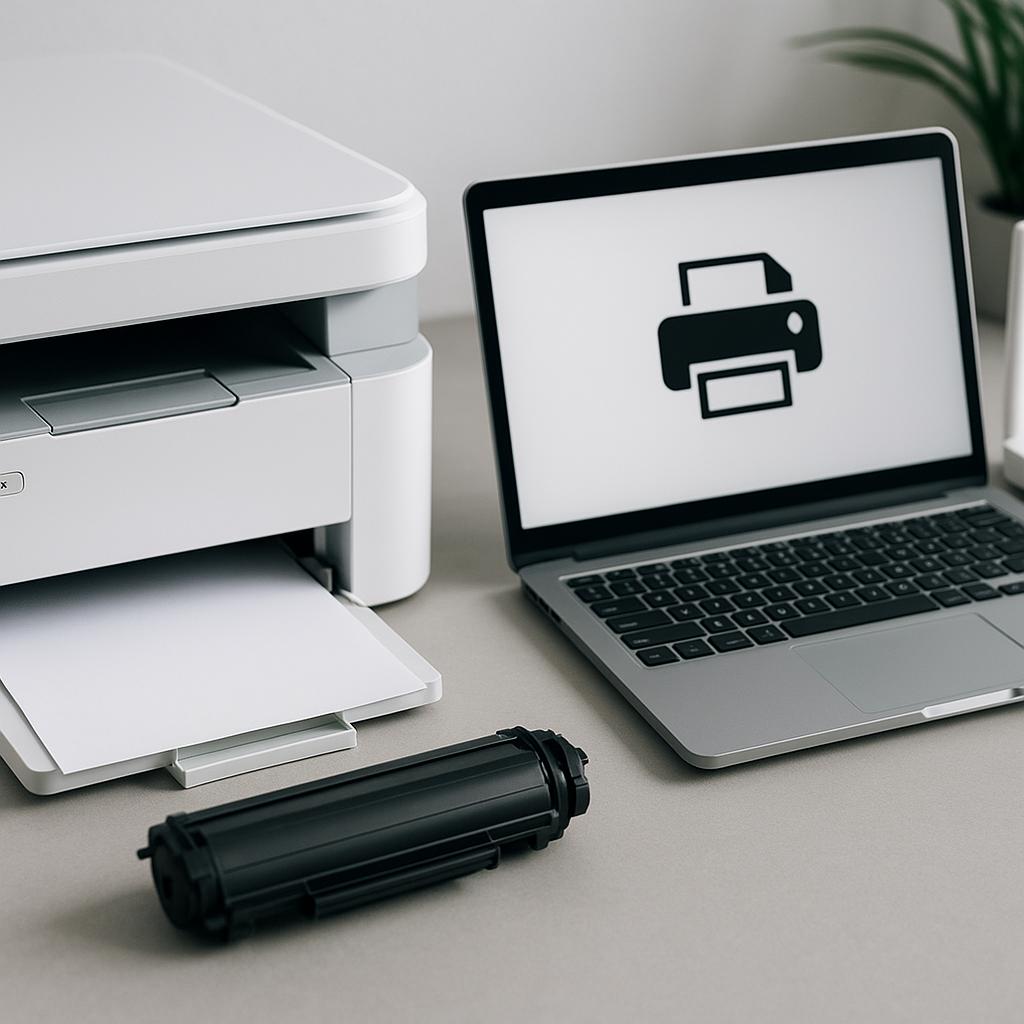 jak połączyć drukarkę przez sieć?