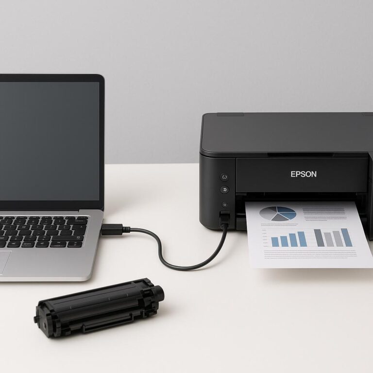 jak połączyć komputer z drukarką epson?