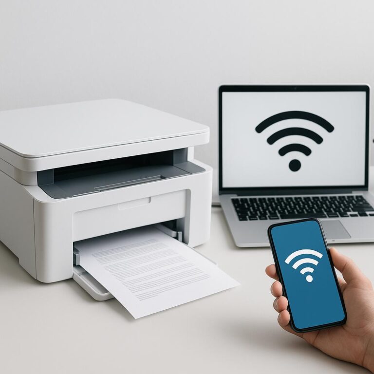 jak ponownie podłączyć drukarkę do sieci wi-fi?