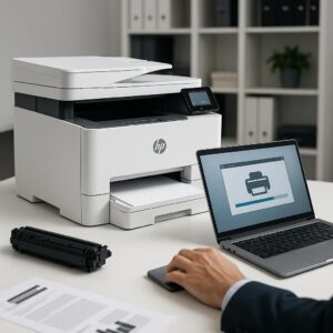 jak ponownie zainstalować sterownik w drukarce hp?