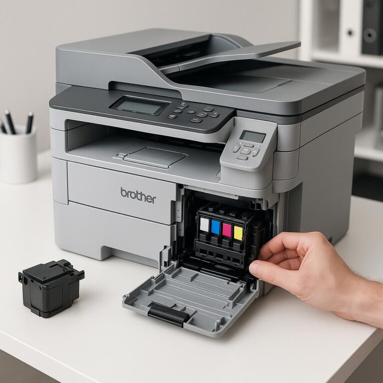 jak przeczyścić głowicę drukarki brother?