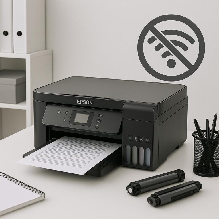 jak rozłączyć drukarkę epson z wi-fi?