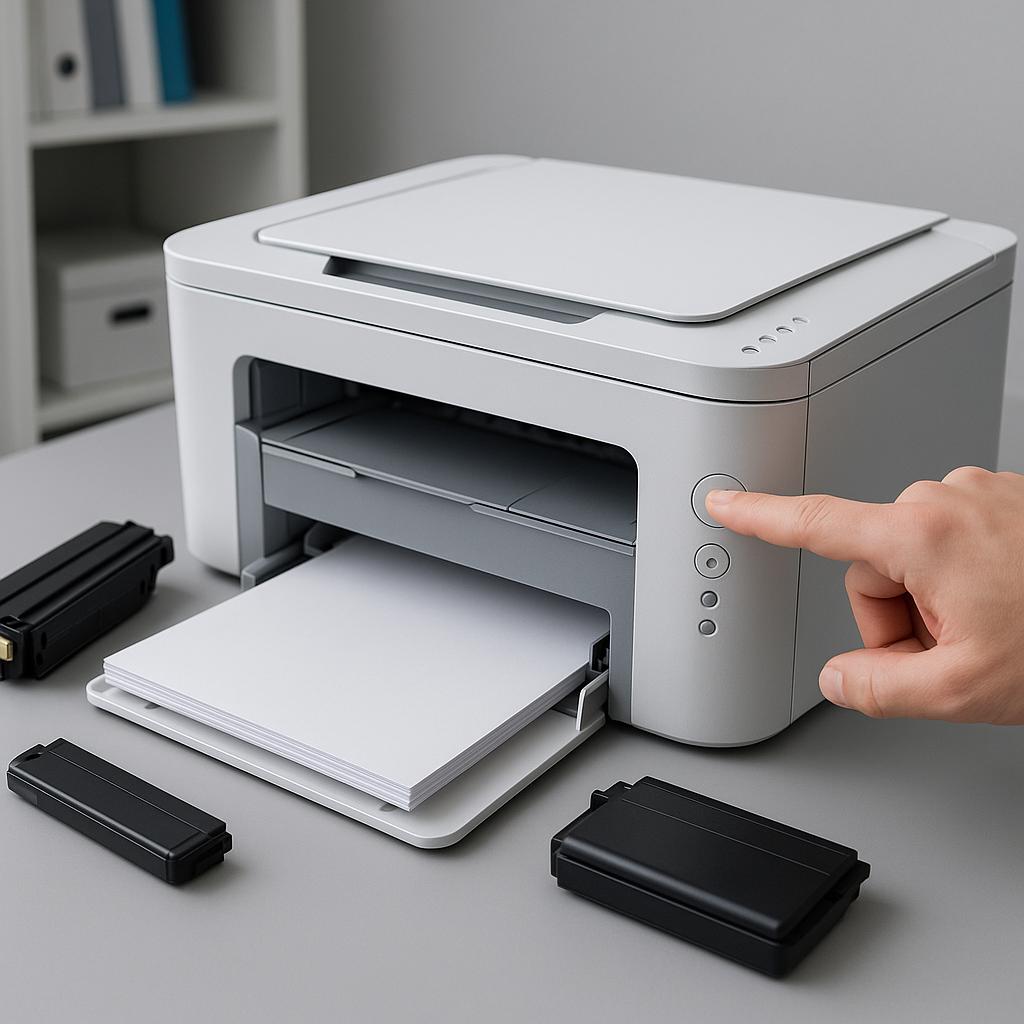 jak się resetuje drukarkę?