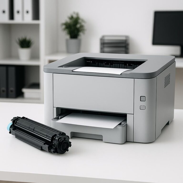 jak skonfigurować drukarkę laserową?