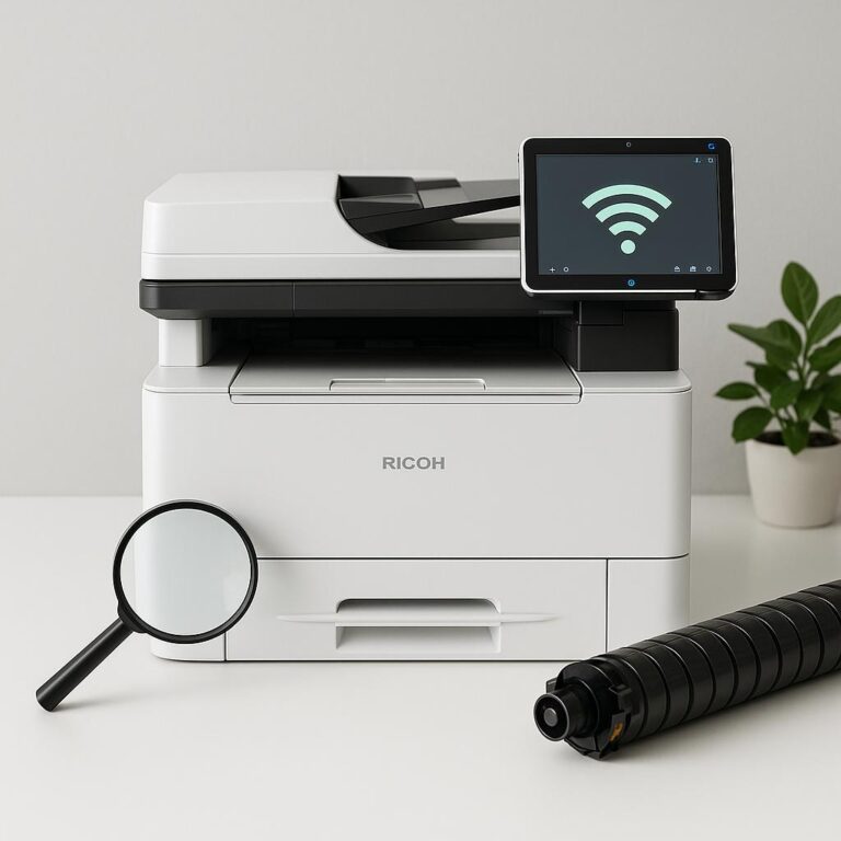 jak sprawdzić, czy drukarka ricoh jest online?