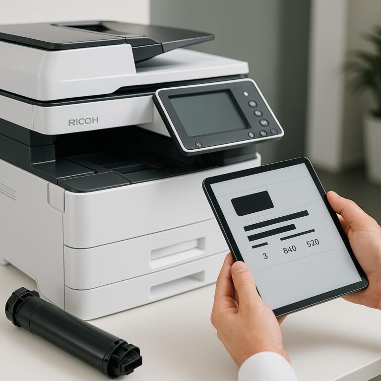 jak sprawdzić stan licznika drukarki ricoh?