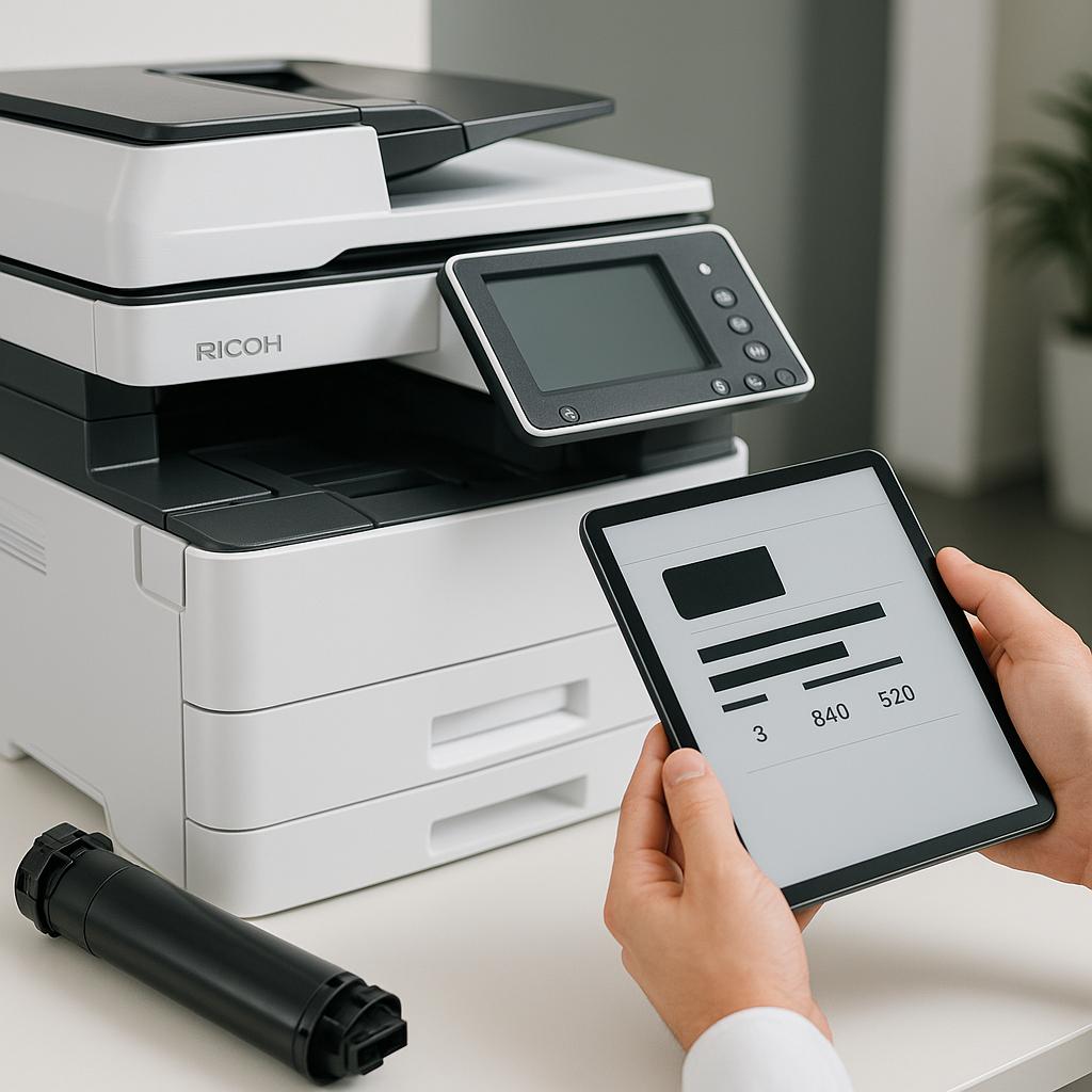 jak sprawdzić stan licznika drukarki ricoh?