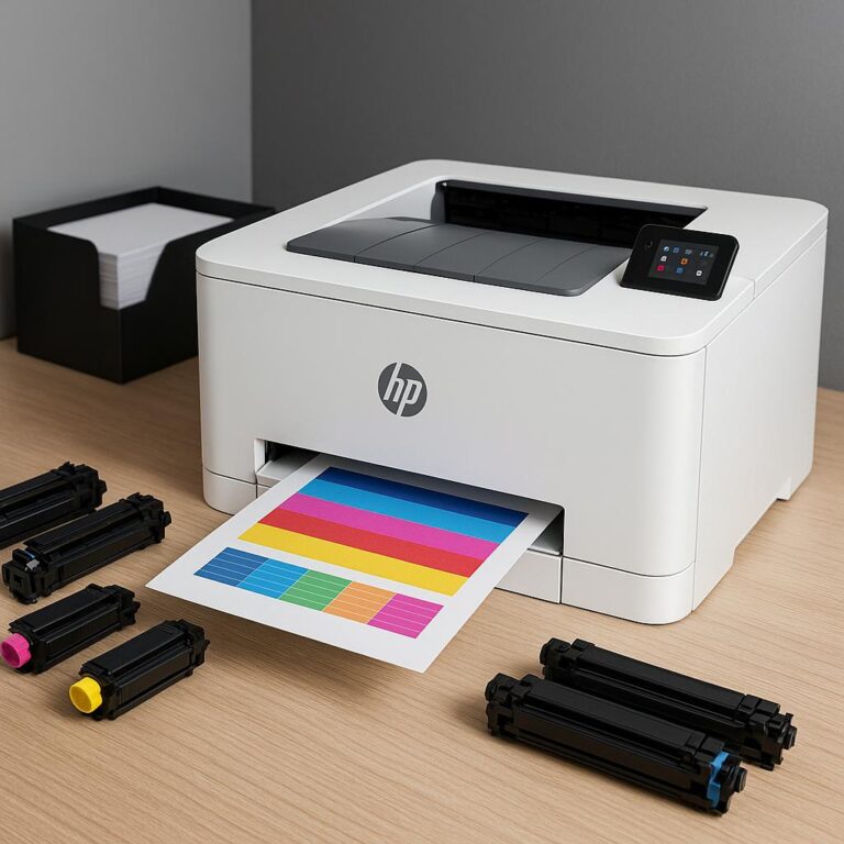 jak sprawić, by drukarka hp drukowała w kolorze?