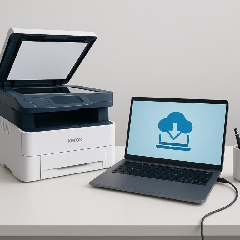 jak sprawić, by drukarka xerox skanowała do komputera?