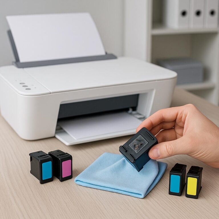 jak uratować zaschnięty tusz do drukarki hp?