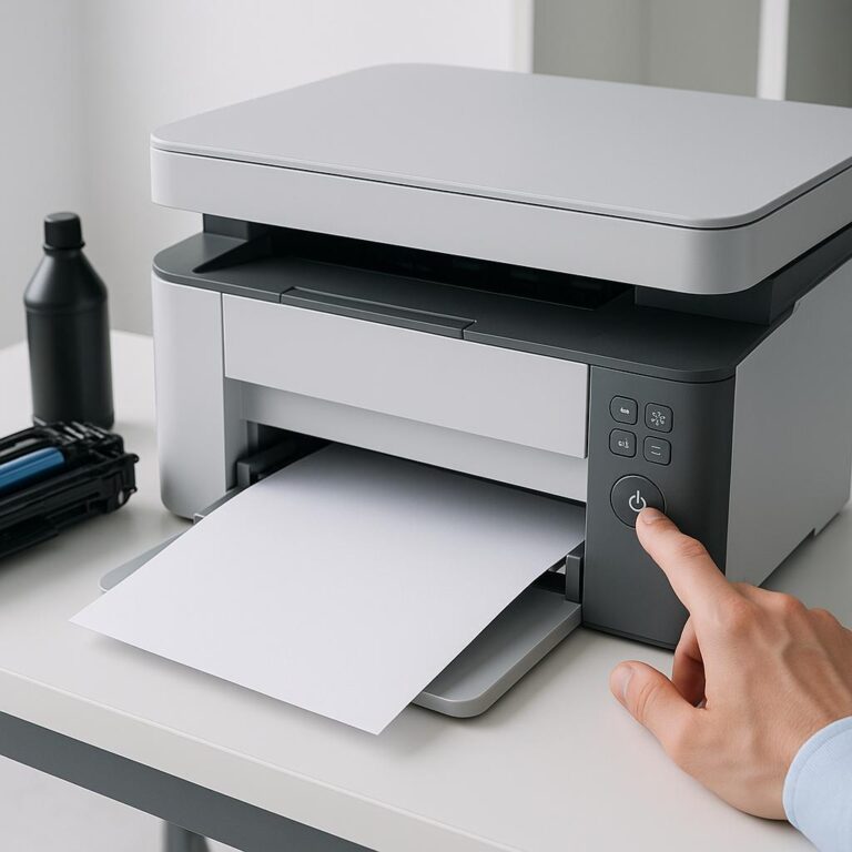 jak włączyć czyszczenie drukarki?